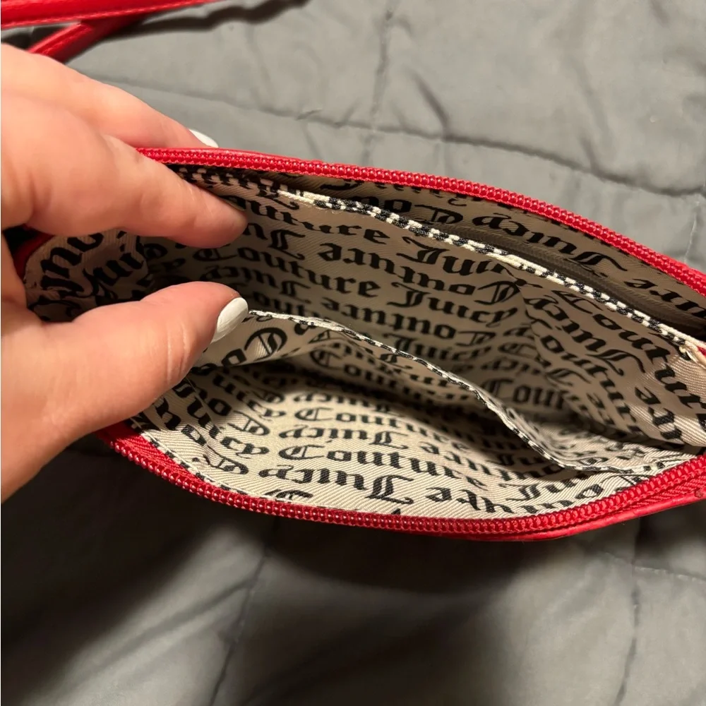 JUICY COUTURE Word Search Lipstick Red Crossbody Bag - Picture 5 of 8